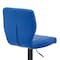 Armen Living Bardot Adjustable Height Blue Faux Leather Swivel Bar Stool LCBABABLBLUE - alternate 5